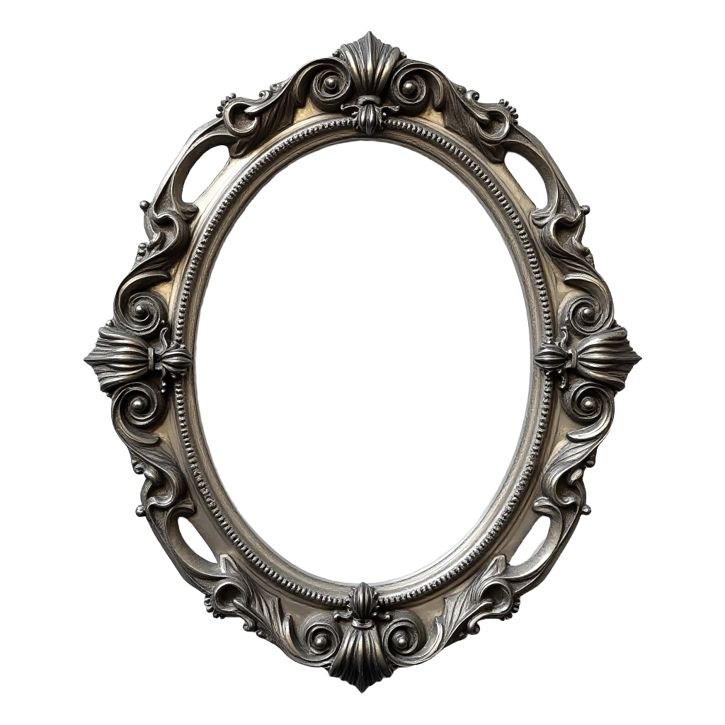 Ornate Oval Frame